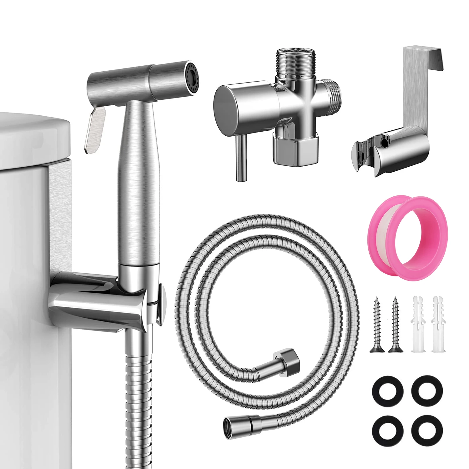 Rociador de bidé acero inoxidable 304 – Ducha multifunción de mano - imagen 4