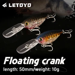 LETOYO Señuelo Láser 3D – Cebo Manivela Colorido para Trucha y Lubina