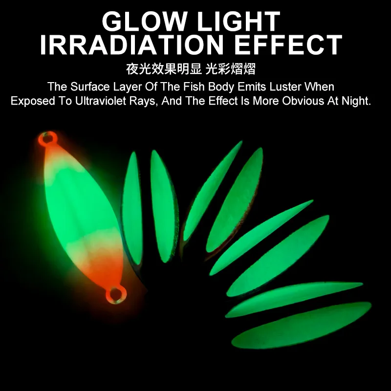 Señuelo de Pesca TEASER J168 luminoso de hundimiento lento – pez - imagen 2
