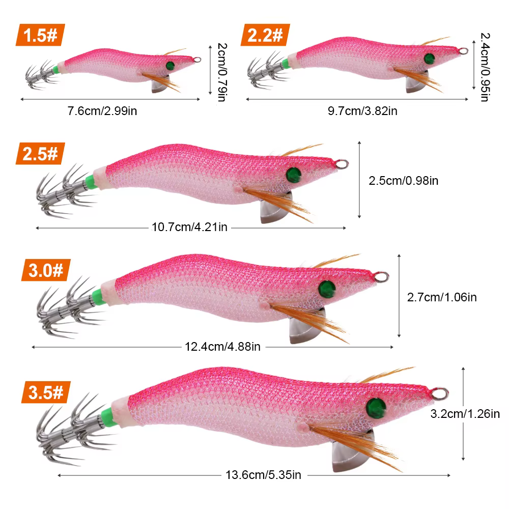 Señuelo biónico nocturno para pesca en agua salada