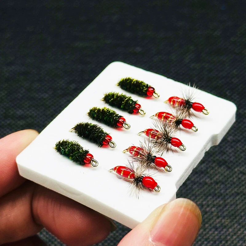 Anzuelos de atado con plumas de hormiga para pesca con mosca - imagen 5