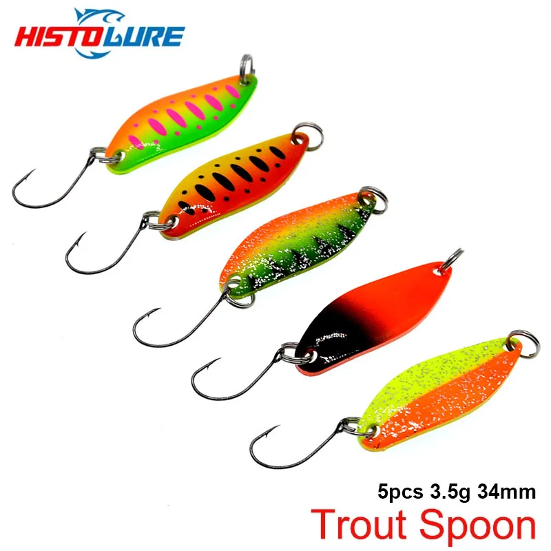 Cuchara señuelo 3.5g para pesca de trucha – Natación realista - imagen 2