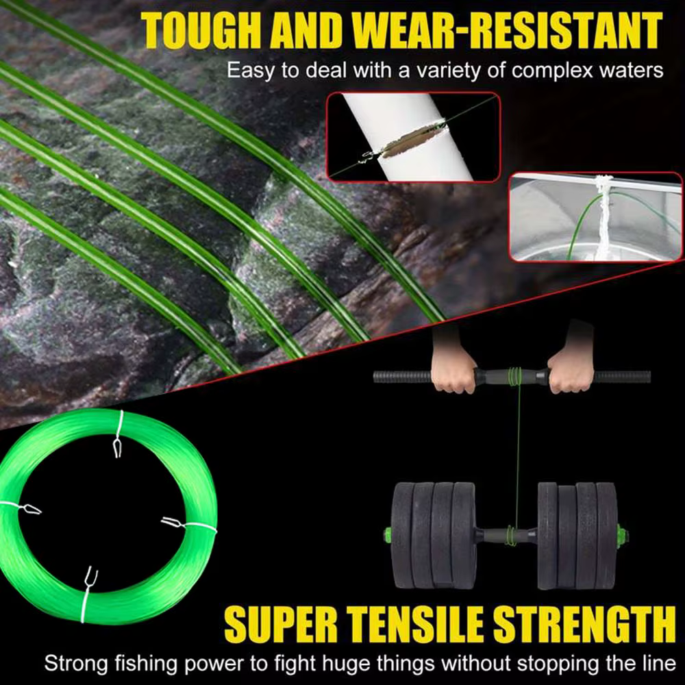 Sedal Monofilamento Nailon 1mm – Transparente para pesca en mar - imagen 4