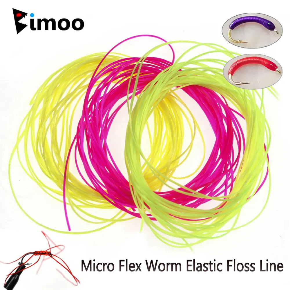 Bimoo 4M Body Floss Elástico 0,6mm – Hilo para cuerpos de mosca - imagen 4