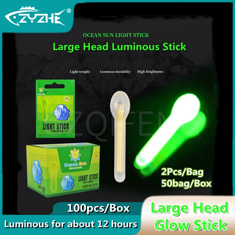 ZYZHE Flotadores luminosos con cabeza grande para pesca deportiva
