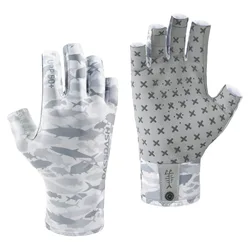 Guantes de silicona Bassdash 4 dedos – Antideslizantes y transpirables para pesca