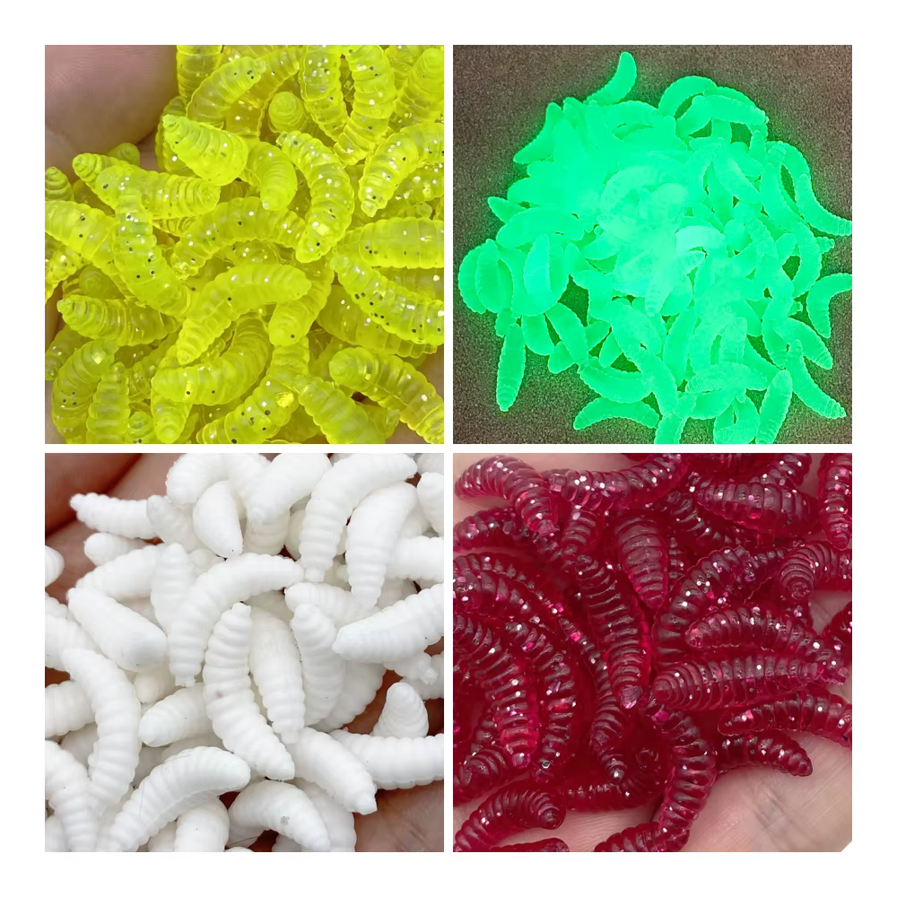 Señuelos Mealworms biónicos detalle