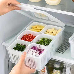 Organizador refrigerador Fruitsaver – Cajón almacenaje alimentos fresco cierre hermético