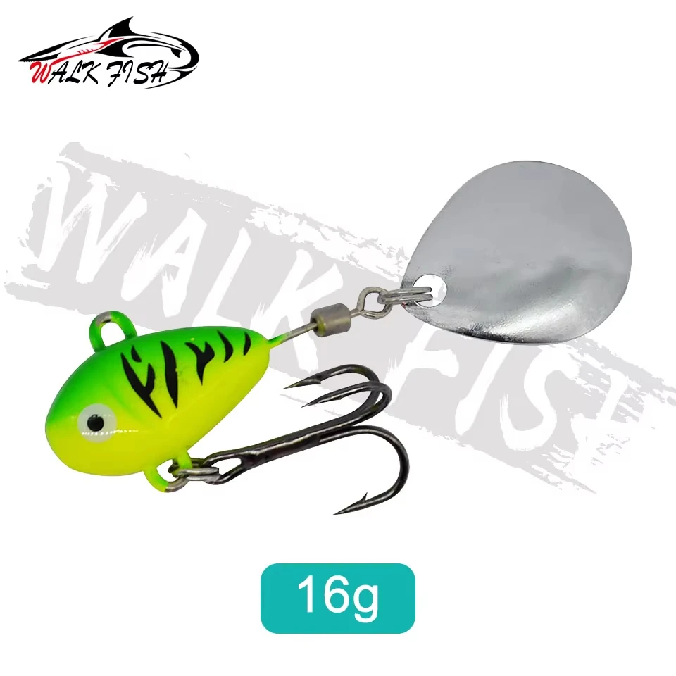 Walk Fish Vib Metal Tail-spinner – Señuelo de vibración para agua dulce - imagen 2