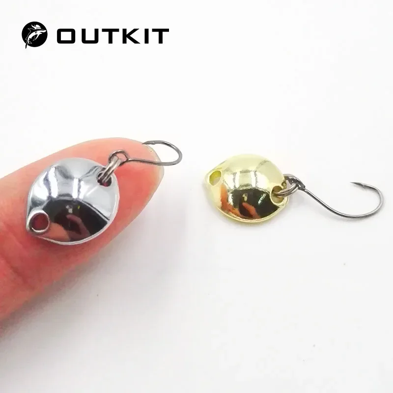 OUTKIT Mini Spoon 1,8g - Señuelo tipo cuchara pequeño para pesca - imagen 3