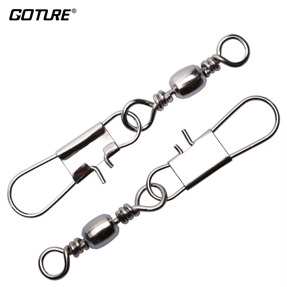 Eslabones Giratorios de Pesca con Conector Rápido – Acero Inoxidable - imagen 2