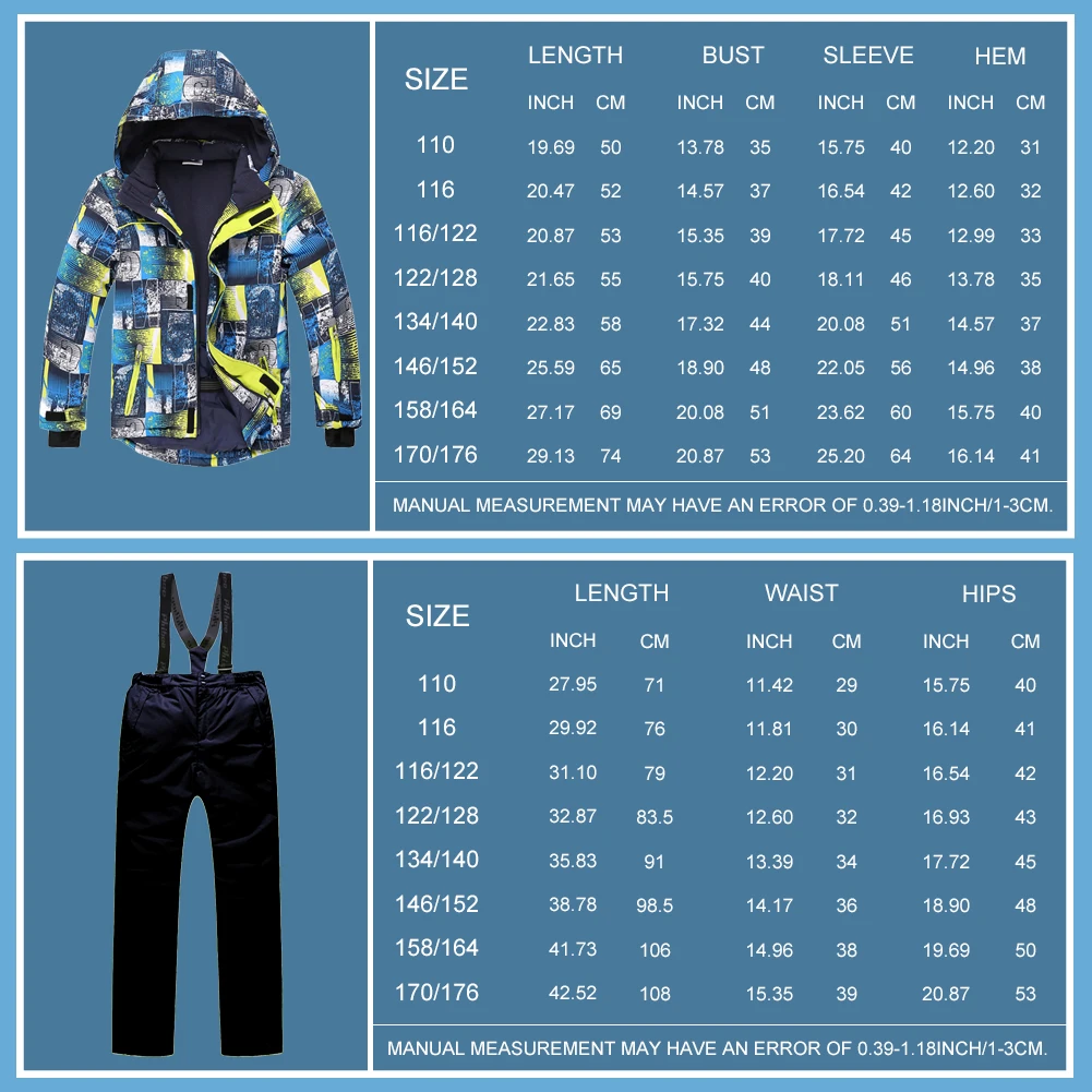 Traje de esquí infantil AMUR LEOPARD con chaqueta y pantalones