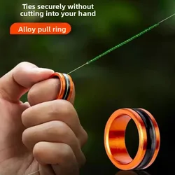 Extractor de anillos para línea ajustada con rueda giratoria