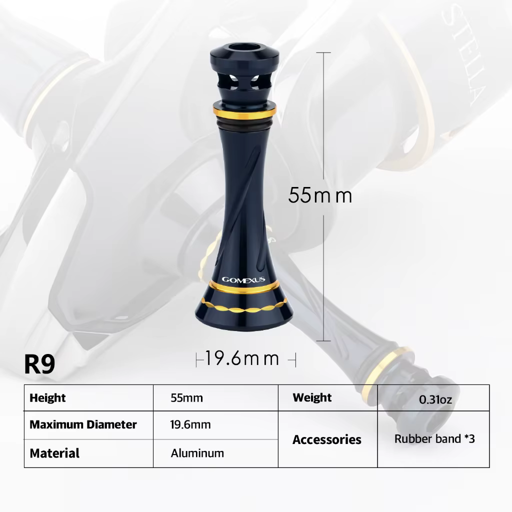 Gomexus Soporte de Carrete 55mm para Daiwa Certate y Saltiga Shimano - imagen 5