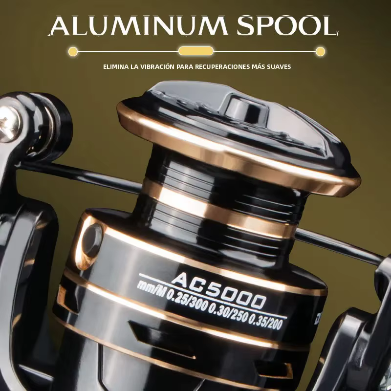 Carrete spinning DEUKIO 2000-7000 – Ideal para agua salada y dulce - imagen 2