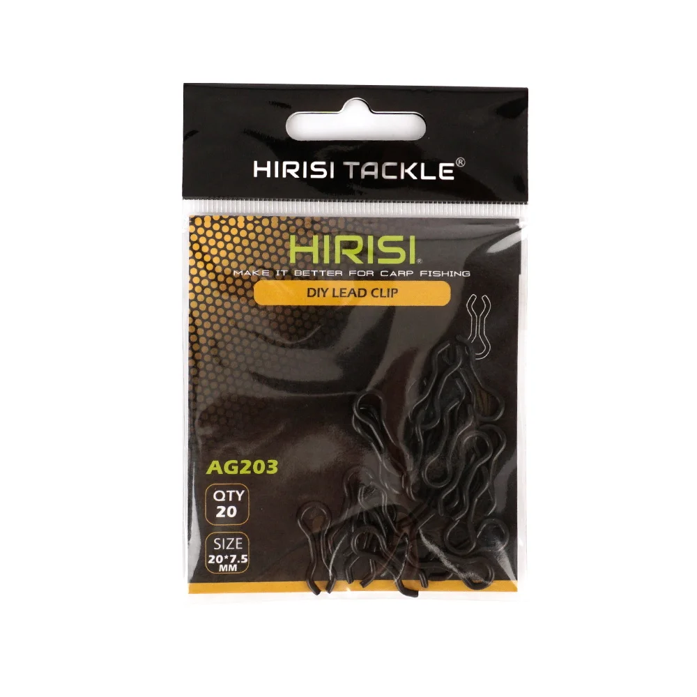 Hirisi Conectores rápidos para plomos de carpa con inserto bucle - imagen 4
