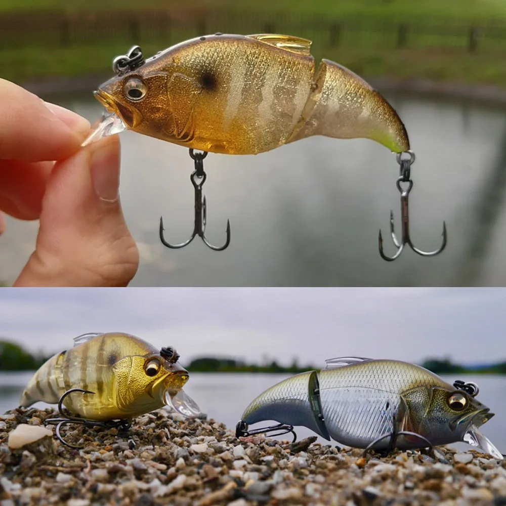 Acción del señuelo en el agua