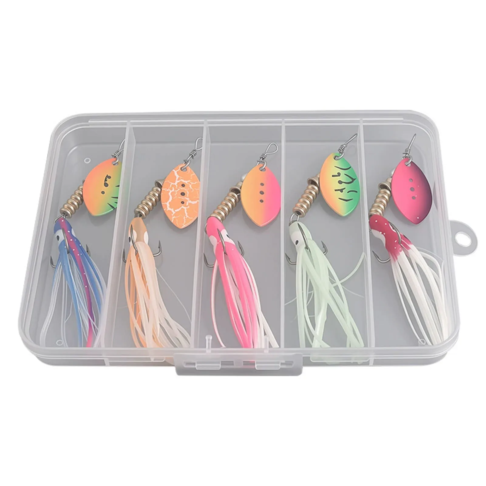Spinnerbait compuesto para pesca en agua dulce, kit de señuelos - imagen 5