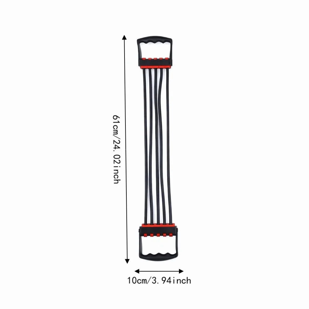 Expansor de Pecho desmontable con bandas elásticas y cuerda de tracción