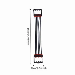 Expansor de Pecho desmontable con bandas elásticas y cuerda de tracción
