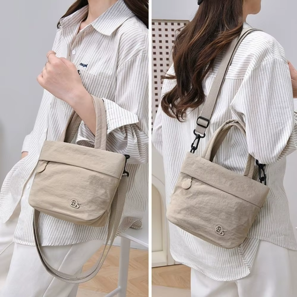 Bolso bandolera para mujer ligero con correa larga y bolsillos - imagen 5