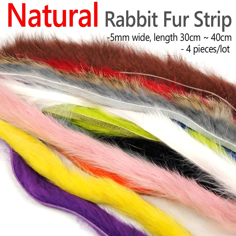 Tiras Zonker Liebre/Conejo Wifreo – 5mm para atado de moscas - imagen 4