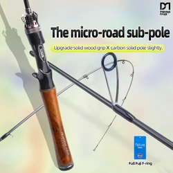 Caña de carbono ultraligera FISHINGFANS con guía Fuji Fazlite