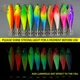 ShareShark Señuelo Jig madera luminoso horizontal para calamar y pulpo - imagen 3
