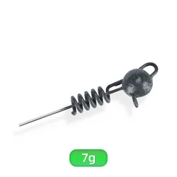 Plomo con tornillo para aparejos de pesca - resorte para colgar