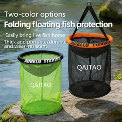Trampa flotante redonda plegable para camarones vivos y cangrejos