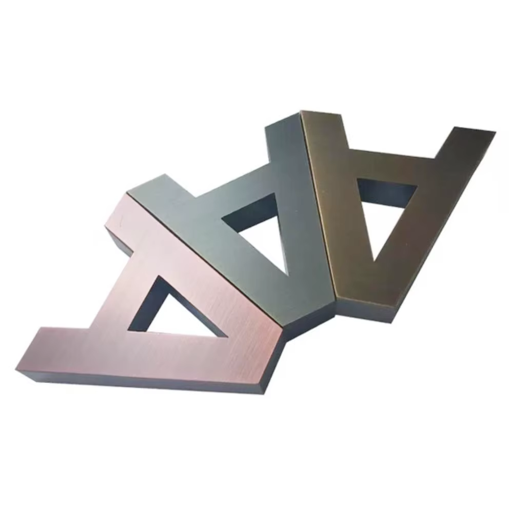 Letreros personalizados metálicos de aluminio o acero inoxidable - imagen 4