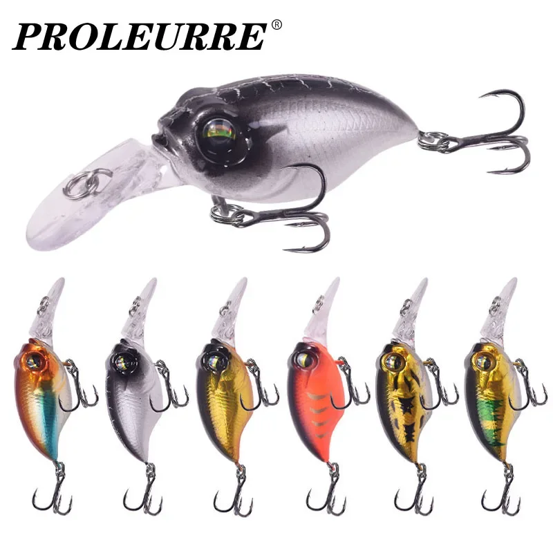 Señuelo Crankbait japonés oscilante 5,8 cm 6 g con 10# gancho - imagen 5