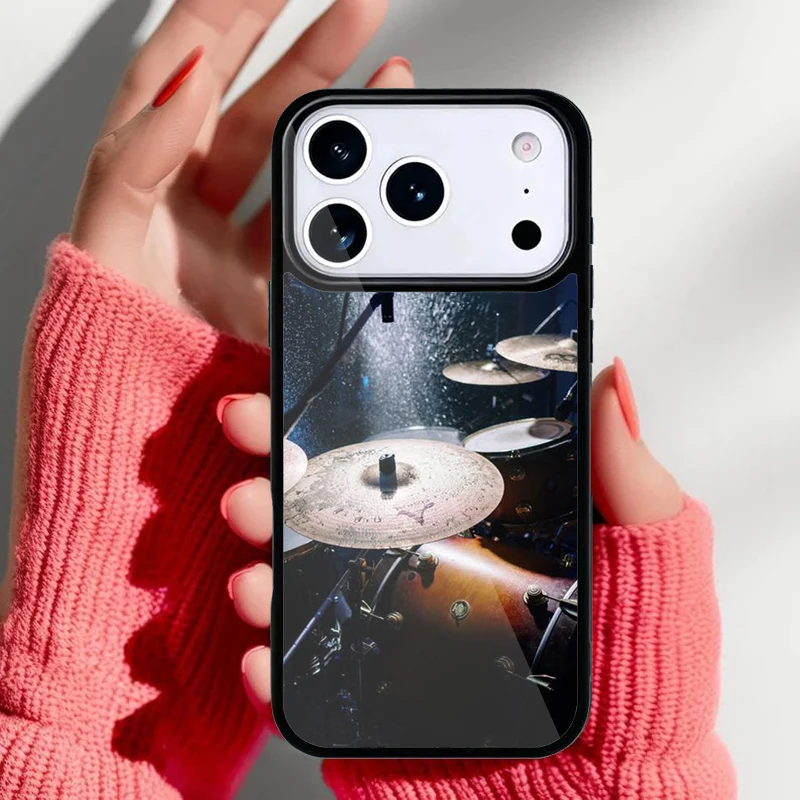 Funda con detalle del diseño musical
