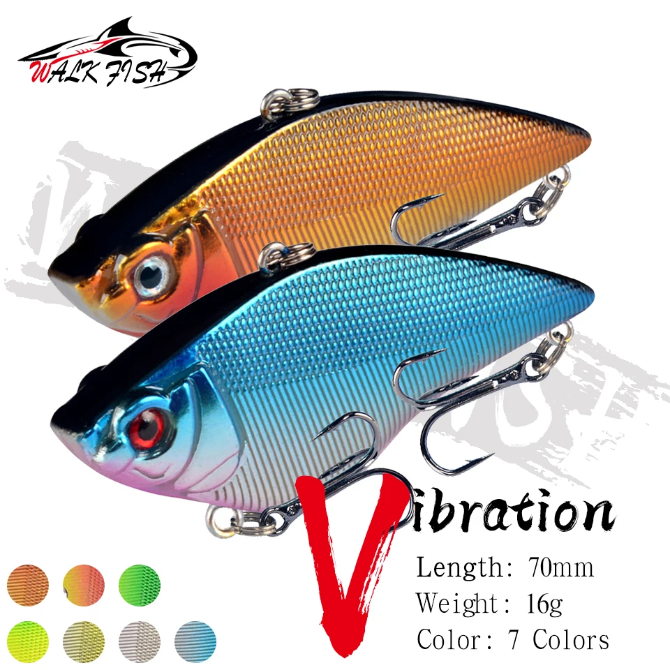Walk Fish señuelo VIB con anzuelos triples para lubina y lucio - imagen 4