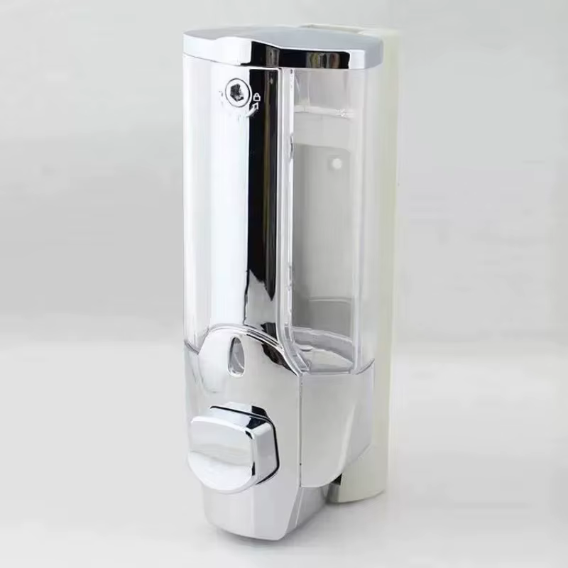 Dispensador de jabón ABS de pared para baño hogar hotel champú y gel - imagen 2