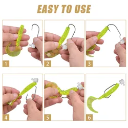 Jig Heads Ned Rig – 2,8g a 4,6g multicolor agua salada