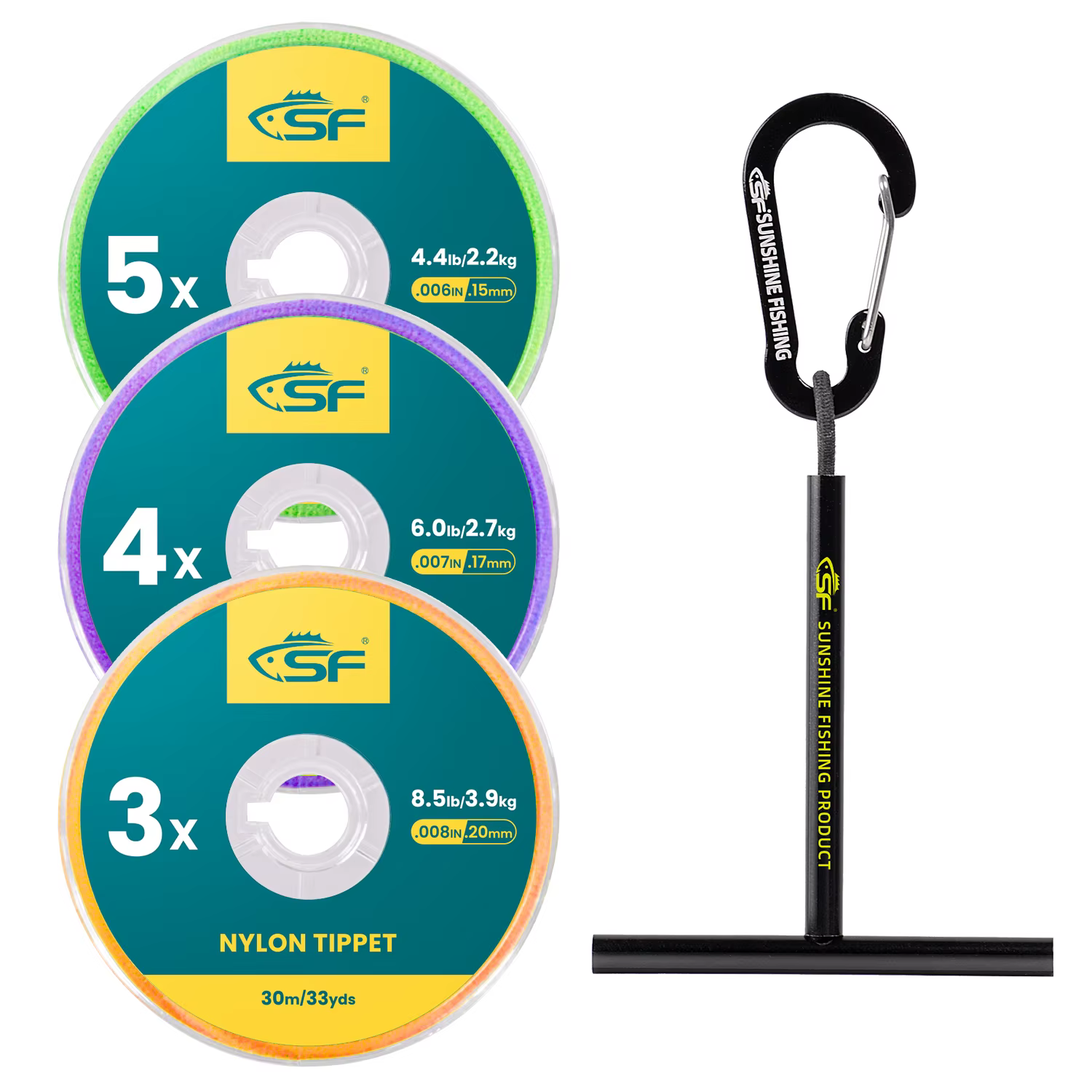Tippet SF Nylon transparente – Líder para trucha 0X-6X