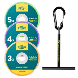 Tippet SF Nylon transparente – Líder para trucha 0X-6X