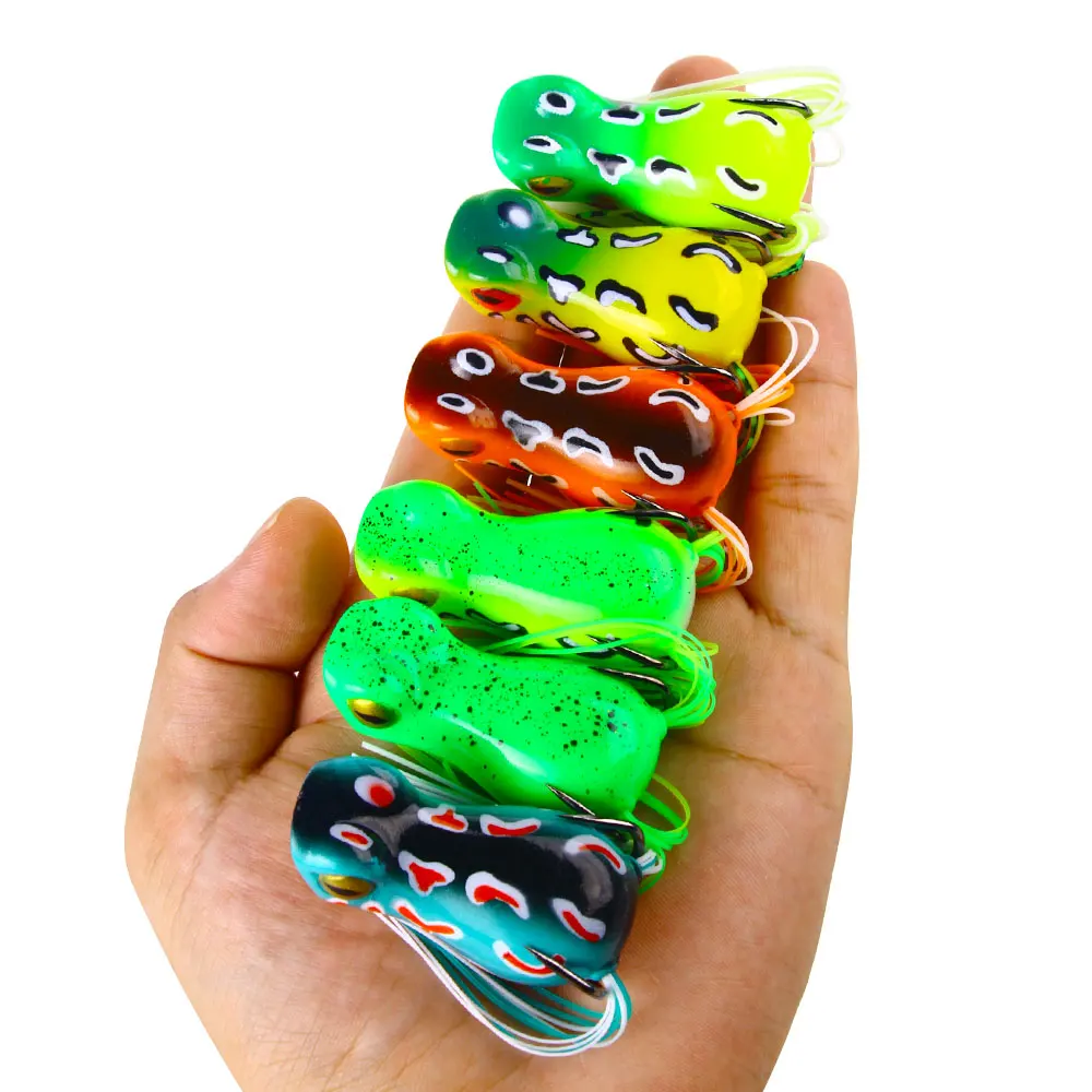 Señuelos rana silicona 5 cm – Anti‑enredos para cobras y lubinas - imagen 5