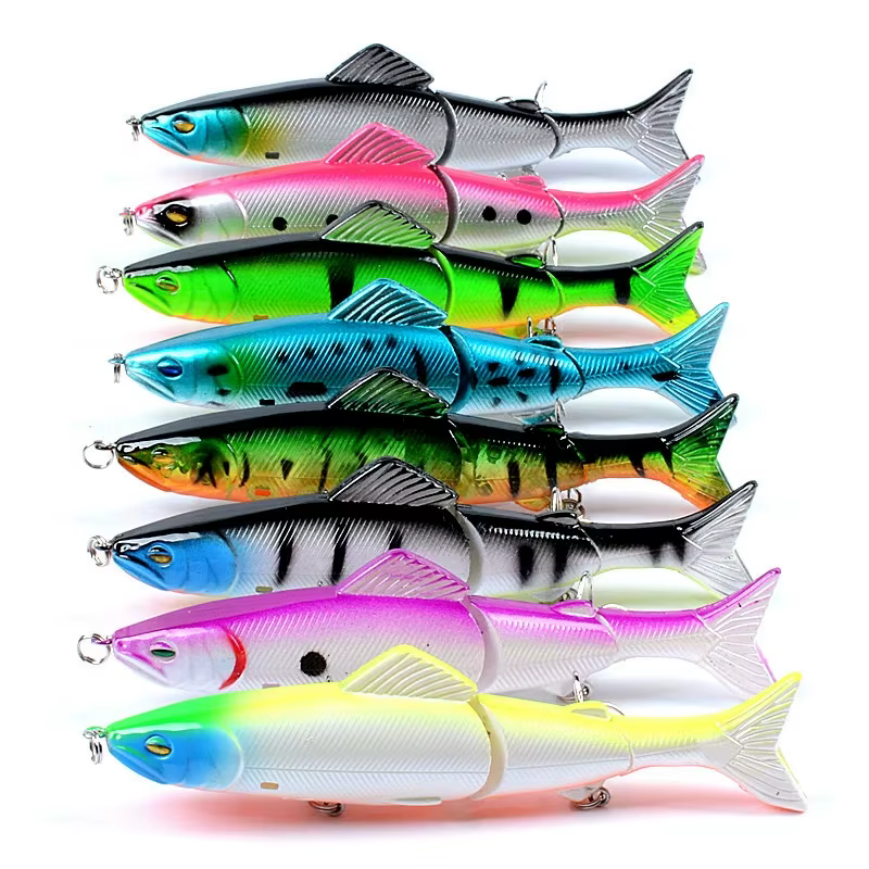 Señuelo crankbait articulado para lucio – Pesca de depredadores - imagen 2