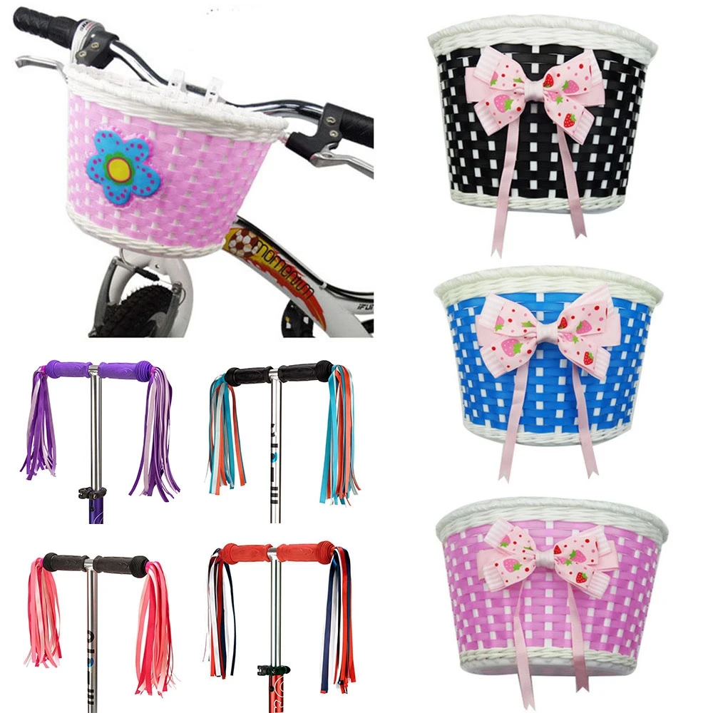 Cesta manillar Scooter infantil con bolsa de transporte delantera - imagen 3