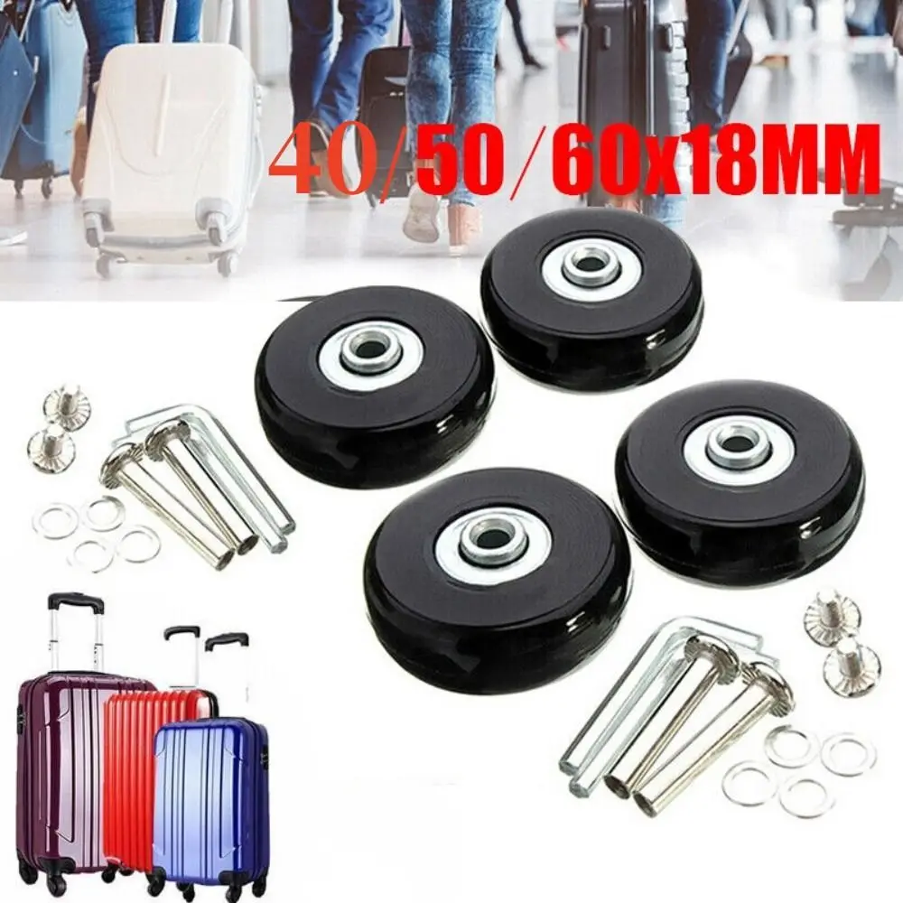 Kit reparación ruedas maleta: ejes resistentes y rodaje silencioso - imagen 2