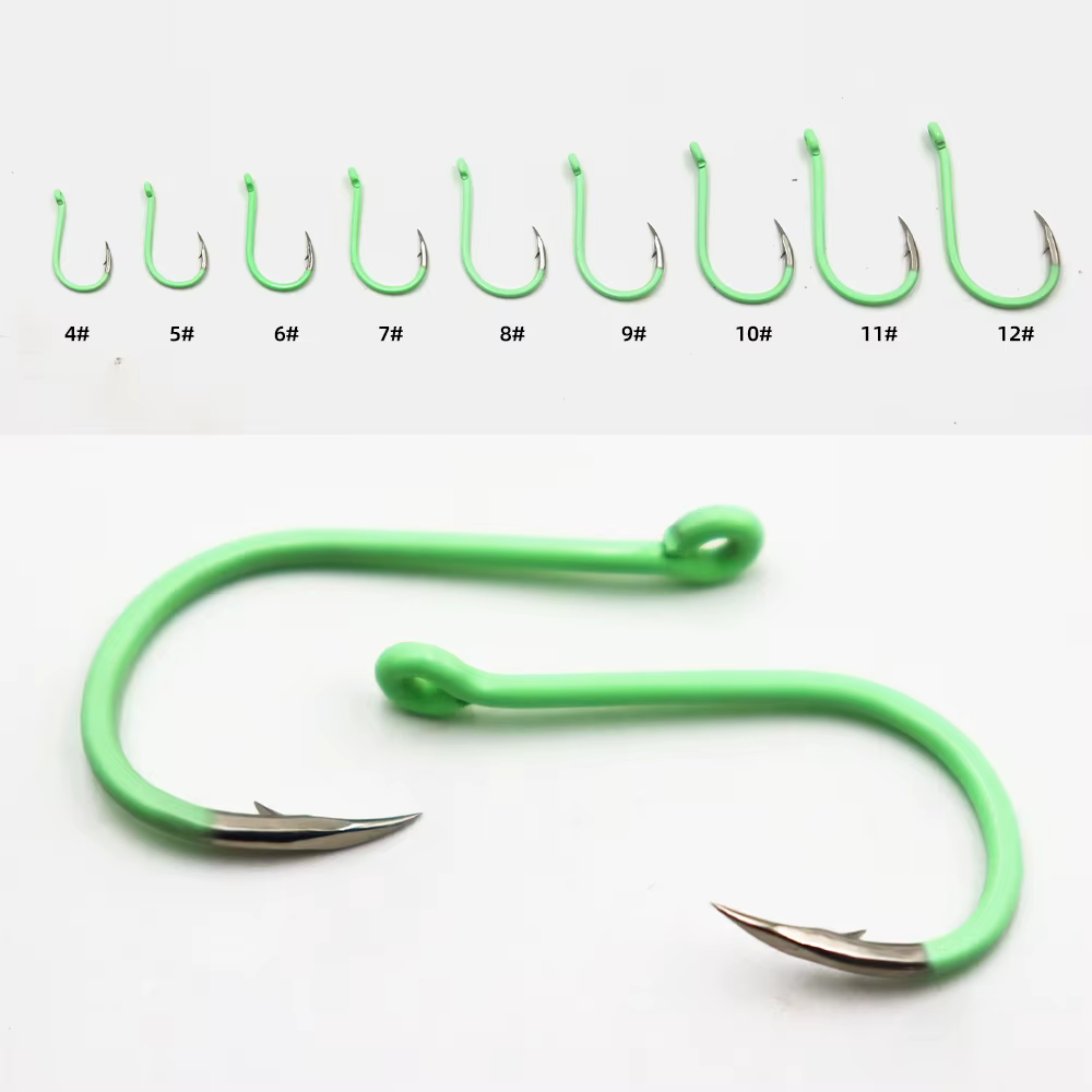 ZYZHE Anzuelos Chinu Fluorocarbono para pesca nocturna de carpa - imagen 5