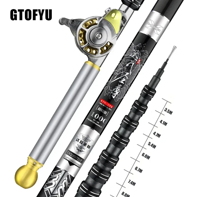 Pack caña y carrete ultraligero 4,5-10g para río