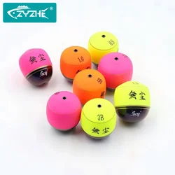 Flotador de pesca de madera con cable central ZYZHE para salada y dulce