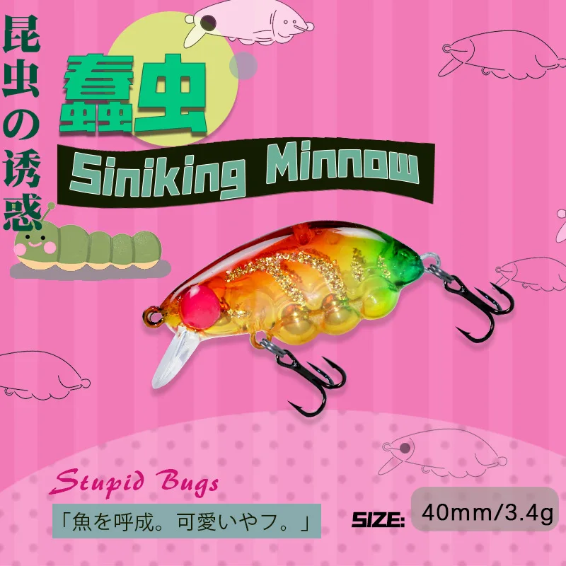 Swolfy Señuelo Minnow hundimiento lento con gran oscilación - imagen 5