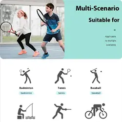 Cinta para raqueta de bádminton antideslizante absorción golpes