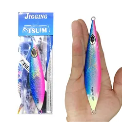 Jig Metal Luminoso Slow Pitch para Jigging en Altura de profundidad