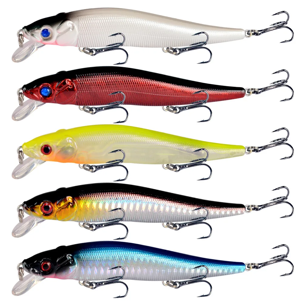 Minnow wobblers vistos desde el frente
