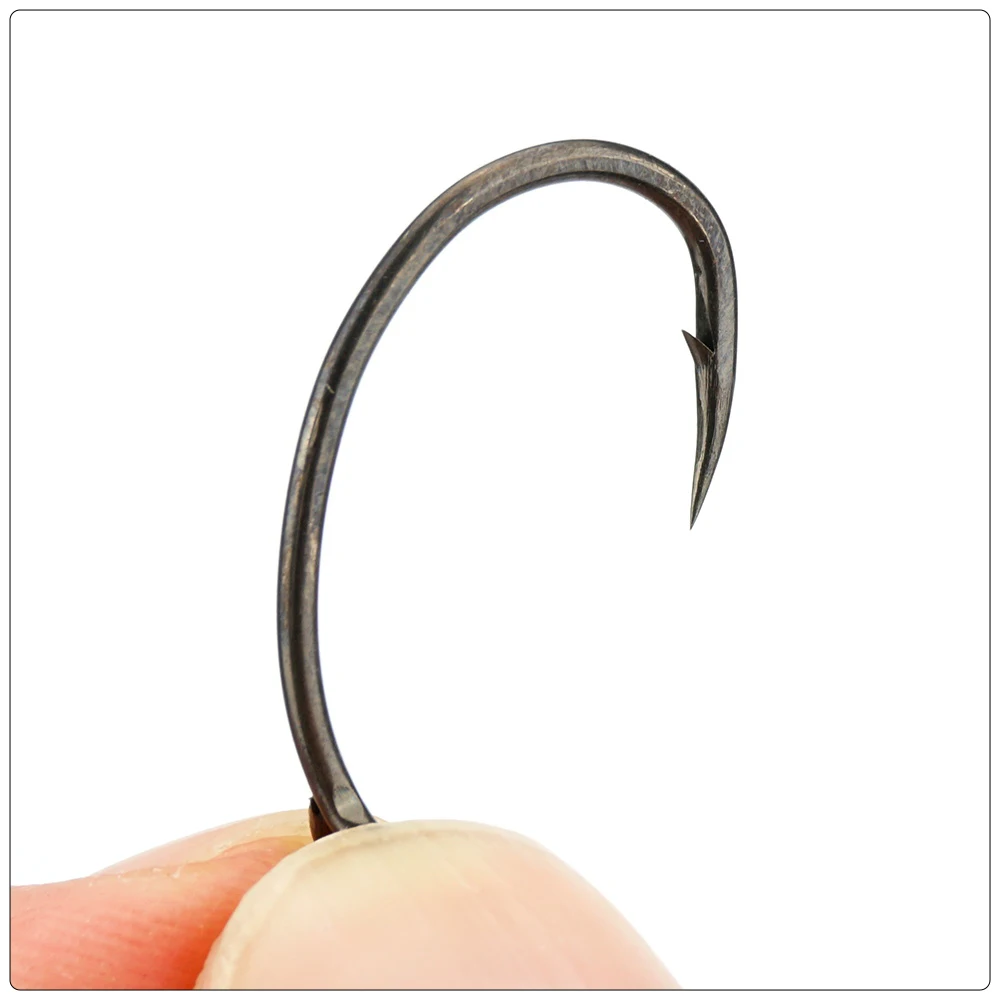 Anzuelos PTFE para carpa Hirisi de acero con púas - imagen 5